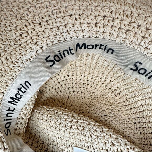 Saint Martin 100% Paper Packable Braid Sun Hat - Picture 12 of 13